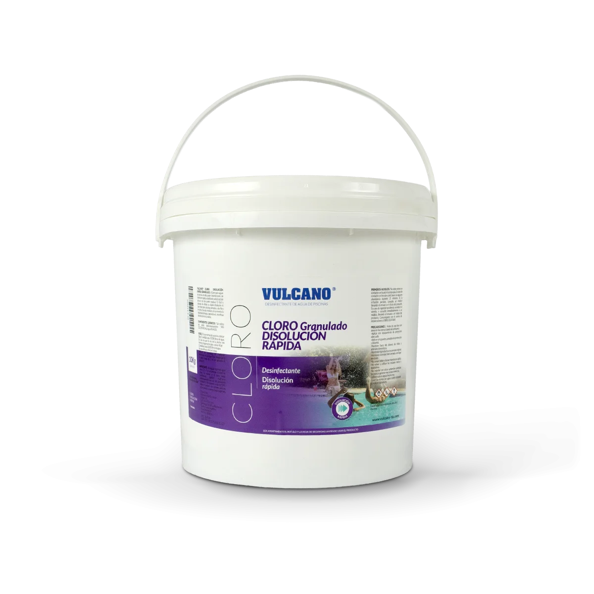 Cloro granulado – Disolución rápida (10 kg)