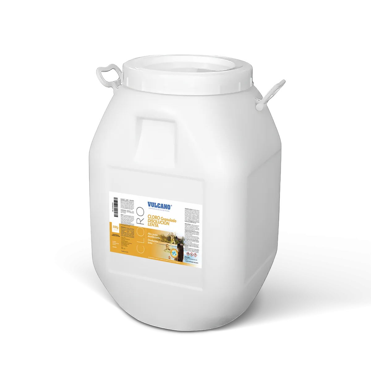 Cloro granulado – Disolución lenta (50 kg)