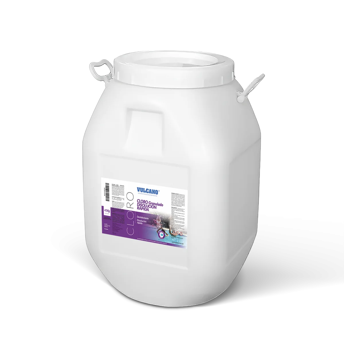 Cloro granulado – Disolución rápida (45 x 1 kg)