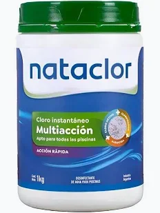 Cloro Granulado Multiacción x 1 kg Nataclor