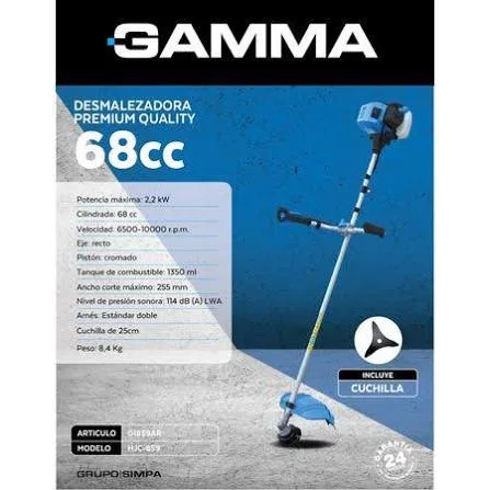 DESMALESADORA GAMMA PREMIUM QUALITY 68CC